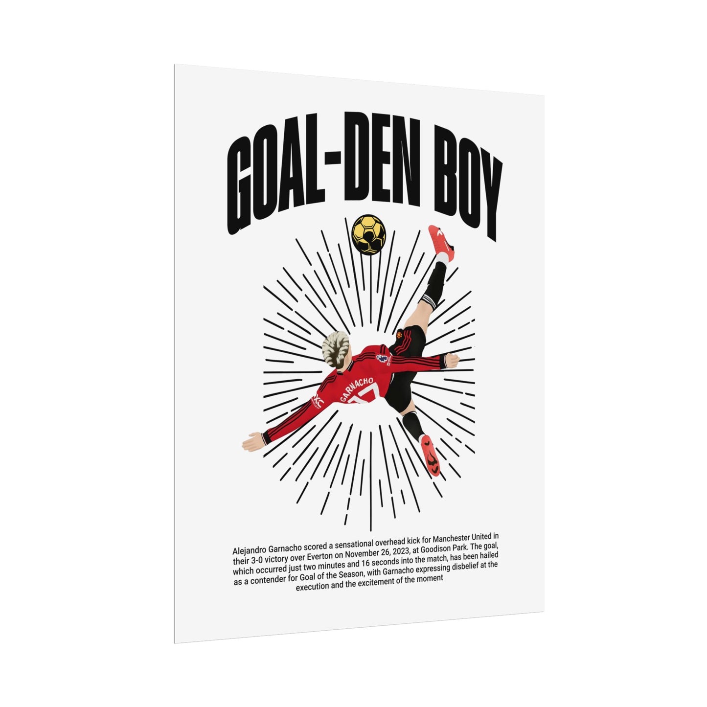 'Goal-Den Boy' Poster