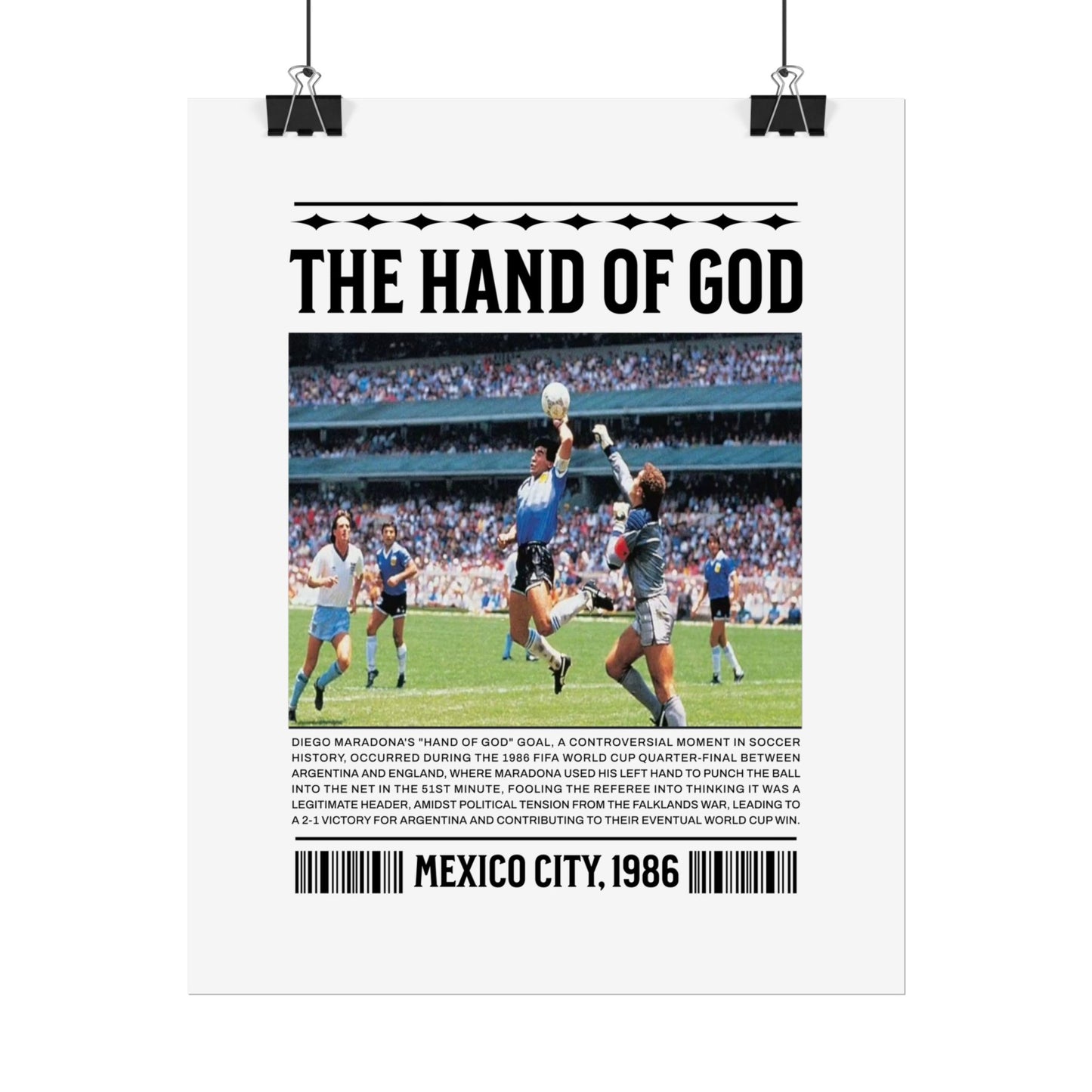 'Hand Of God' Poster