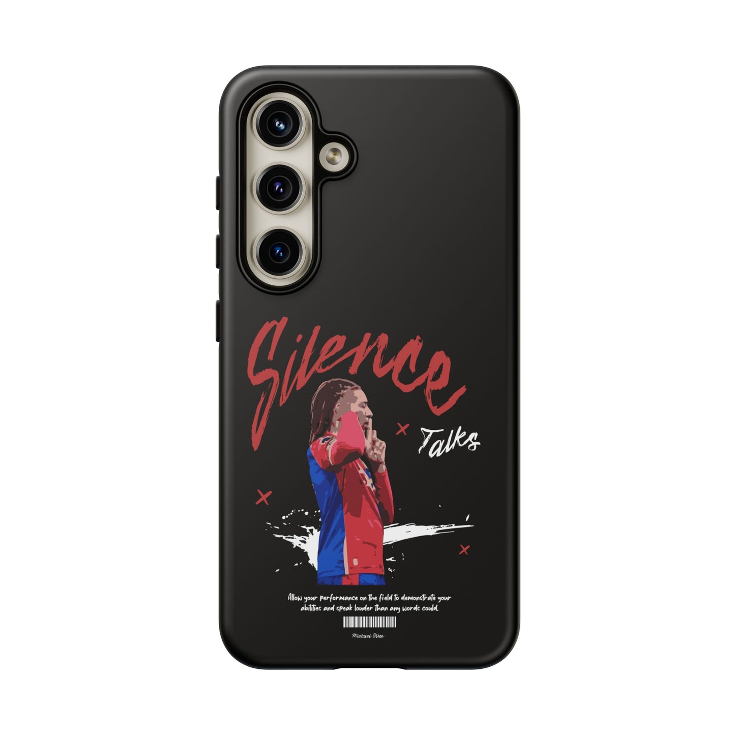 The 'Silence Talks' Phone Case