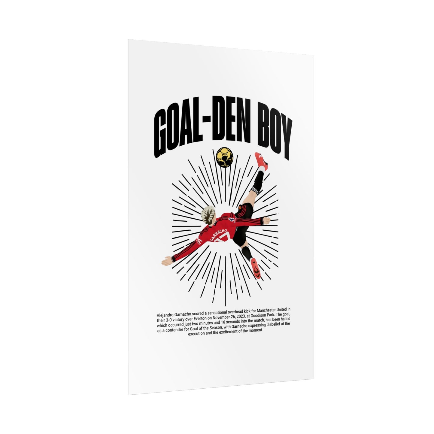 'Goal-Den Boy' Poster