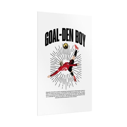 'Goal-Den Boy' Poster