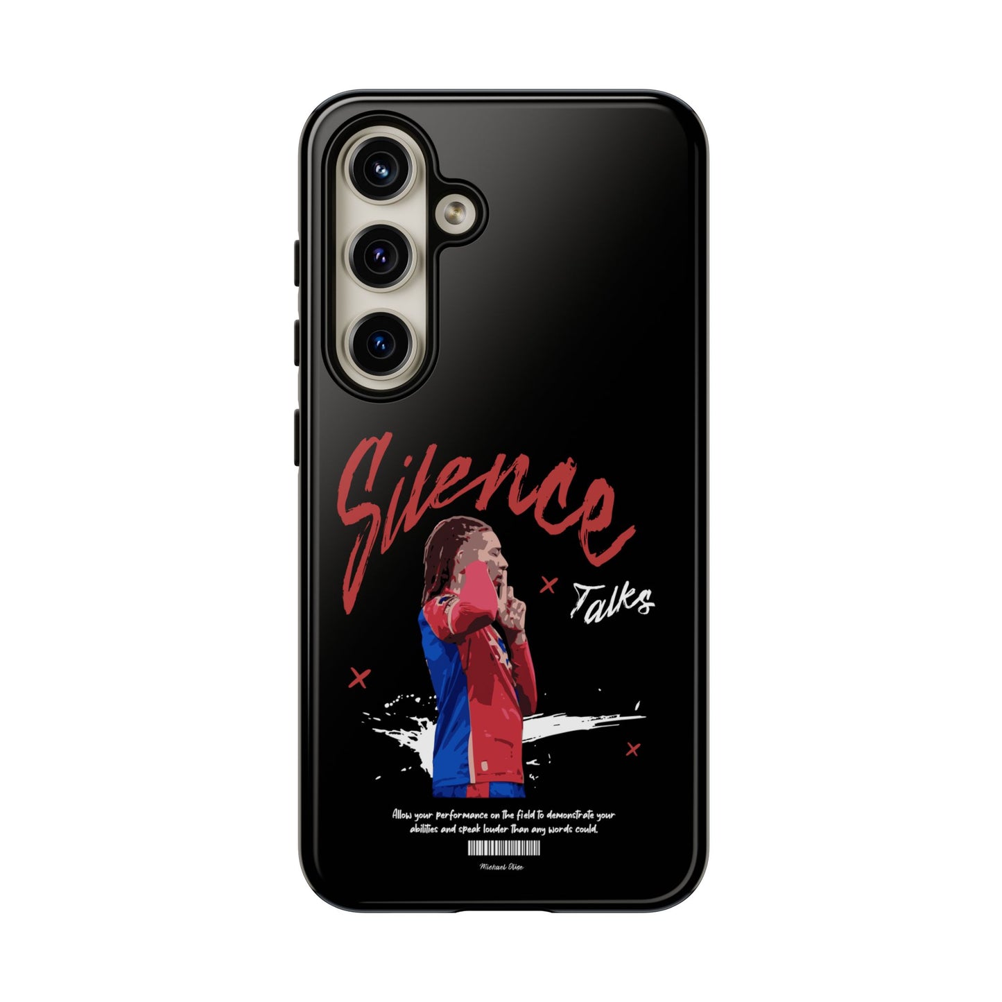 The 'Silence Talks' Phone Case