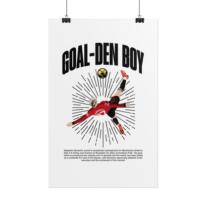 'Goal-Den Boy' Poster