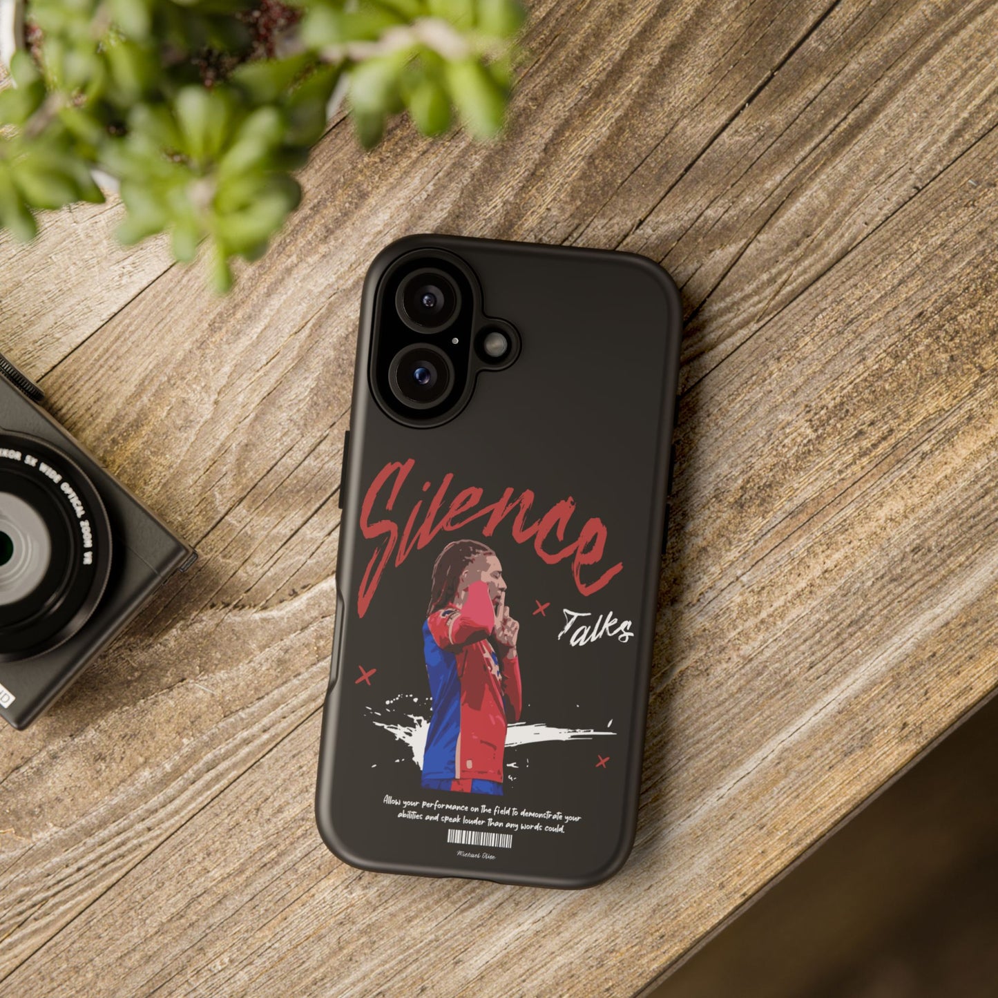 The 'Silence Talks' Phone Case