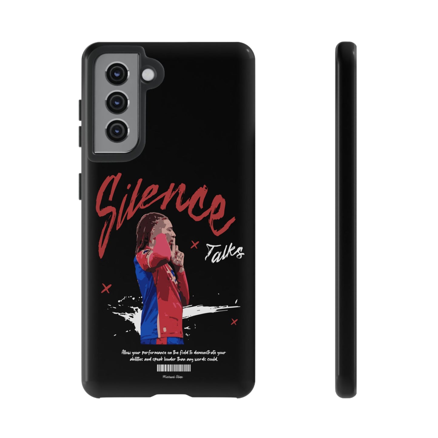 The 'Silence Talks' Phone Case