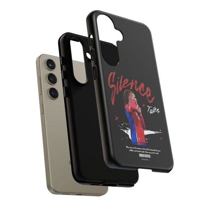 The 'Silence Talks' Phone Case