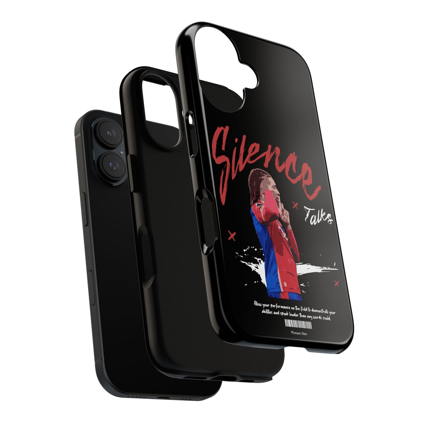 The 'Silence Talks' Phone Case