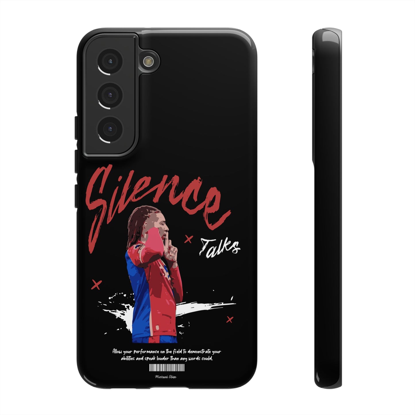 The 'Silence Talks' Phone Case