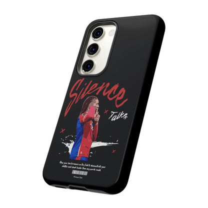 The 'Silence Talks' Phone Case