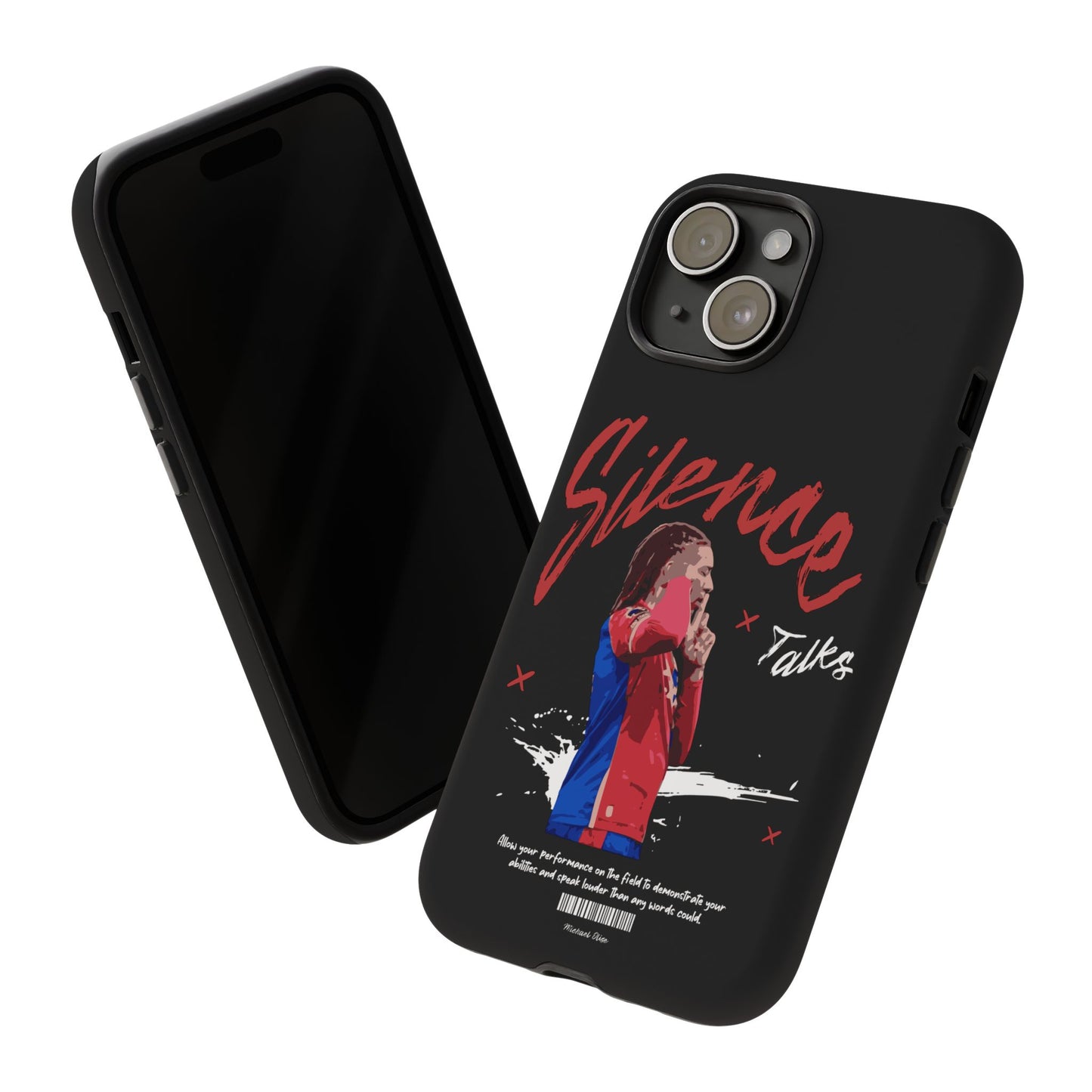 The 'Silence Talks' Phone Case