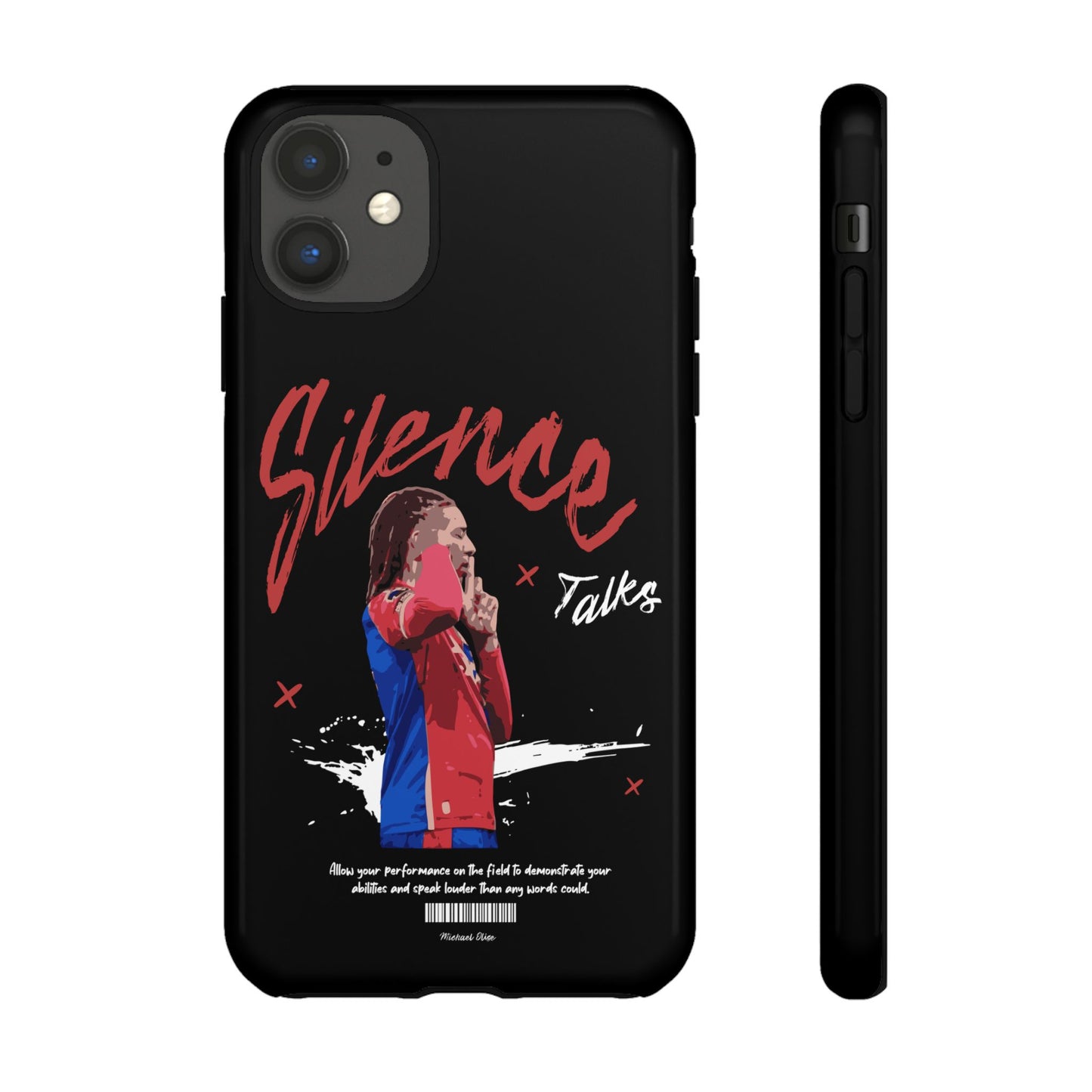 The 'Silence Talks' Phone Case