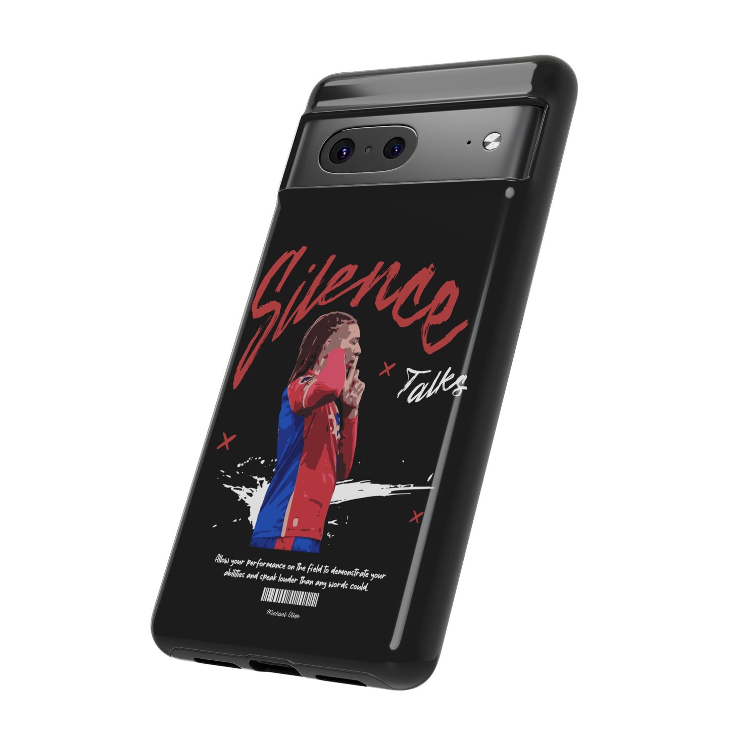 The 'Silence Talks' Phone Case