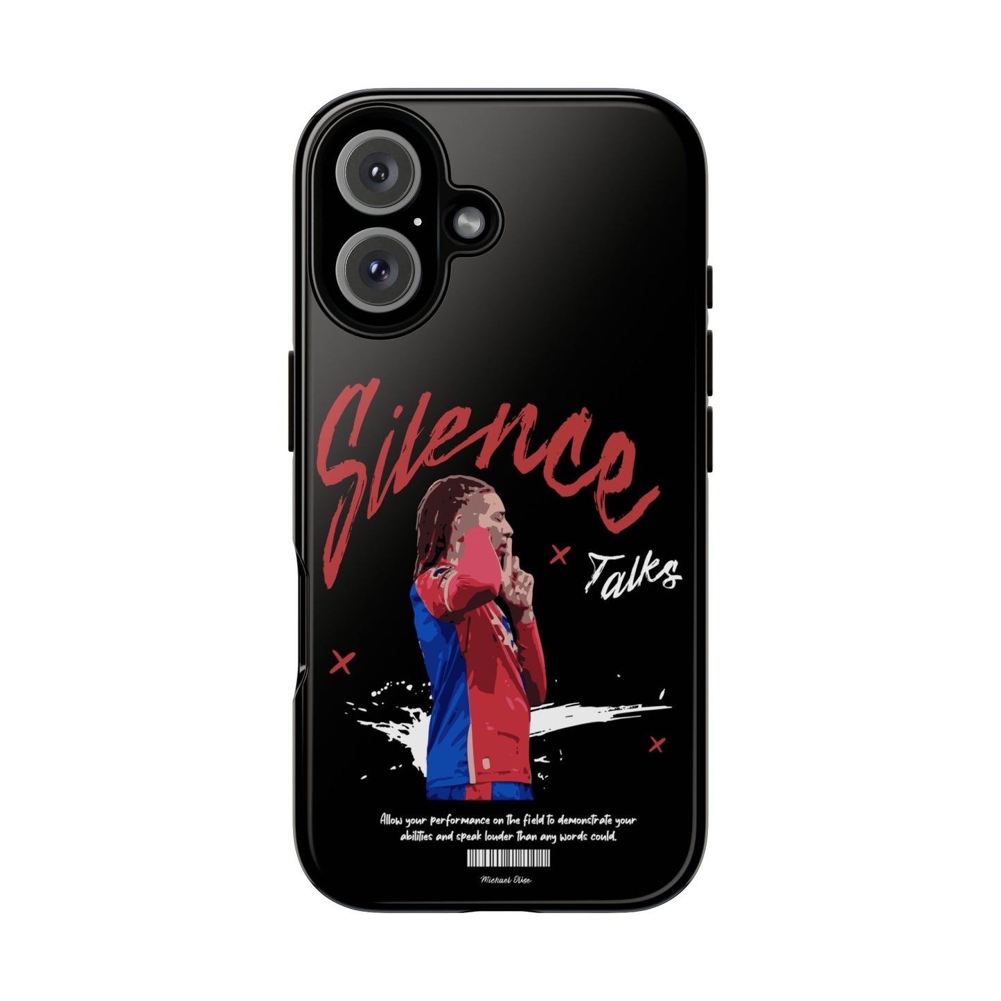 The 'Silence Talks' Phone Case