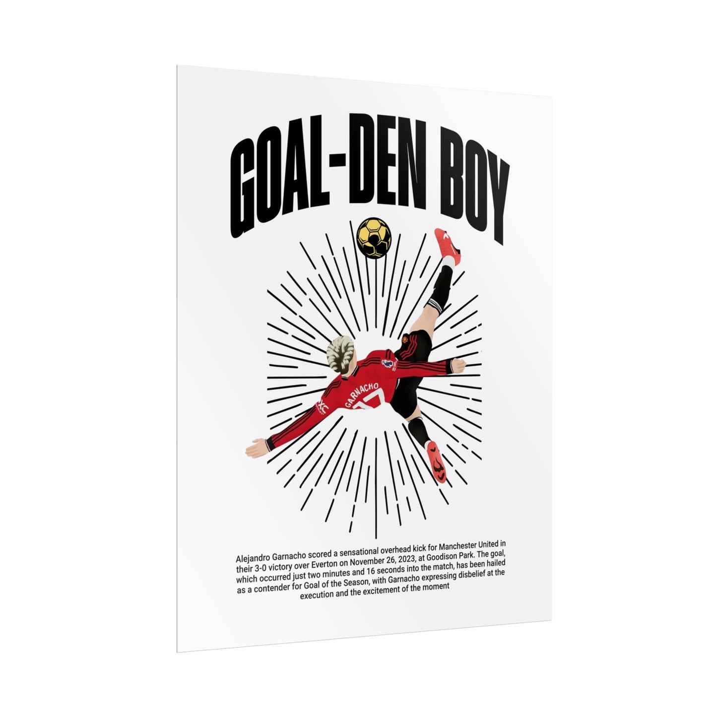 'Goal-Den Boy' Poster