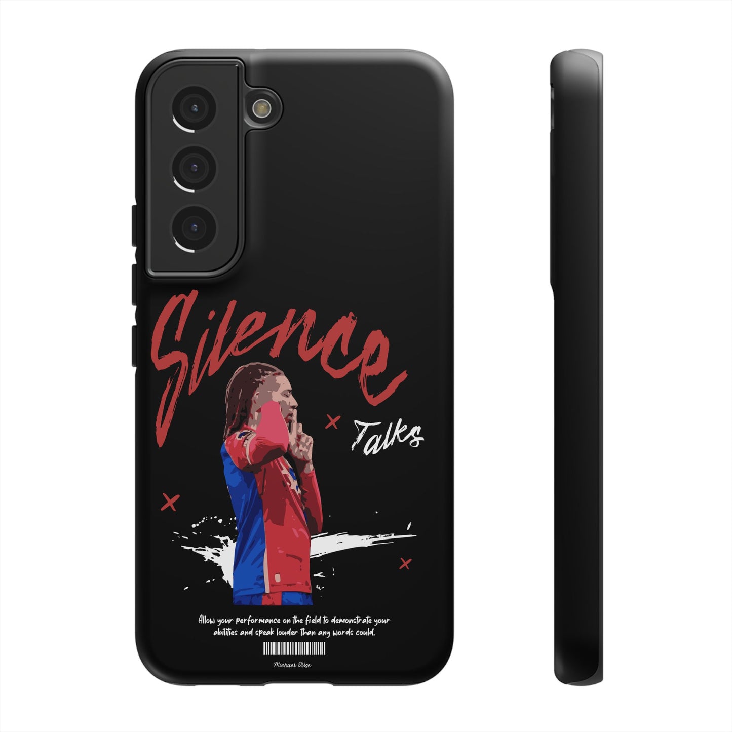 The 'Silence Talks' Phone Case