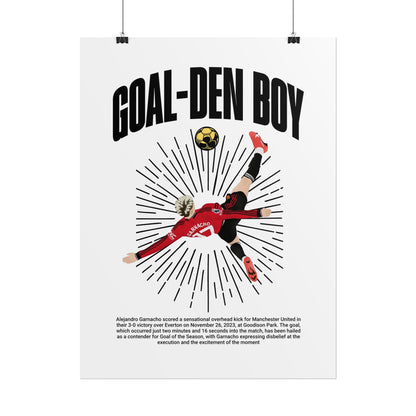 'Goal-Den Boy' Poster