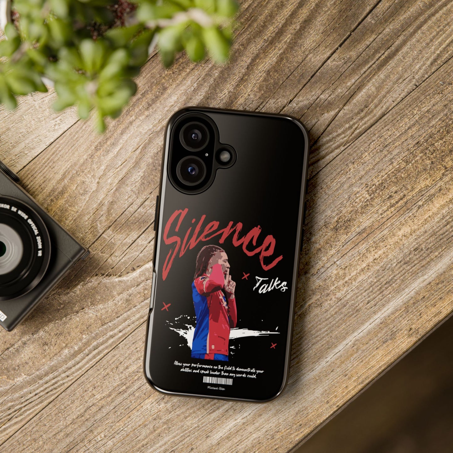 The 'Silence Talks' Phone Case