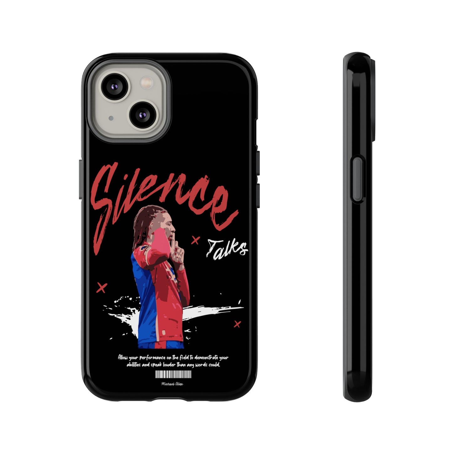 The 'Silence Talks' Phone Case