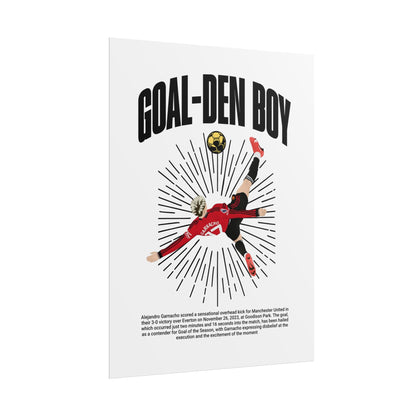 'Goal-Den Boy' Poster