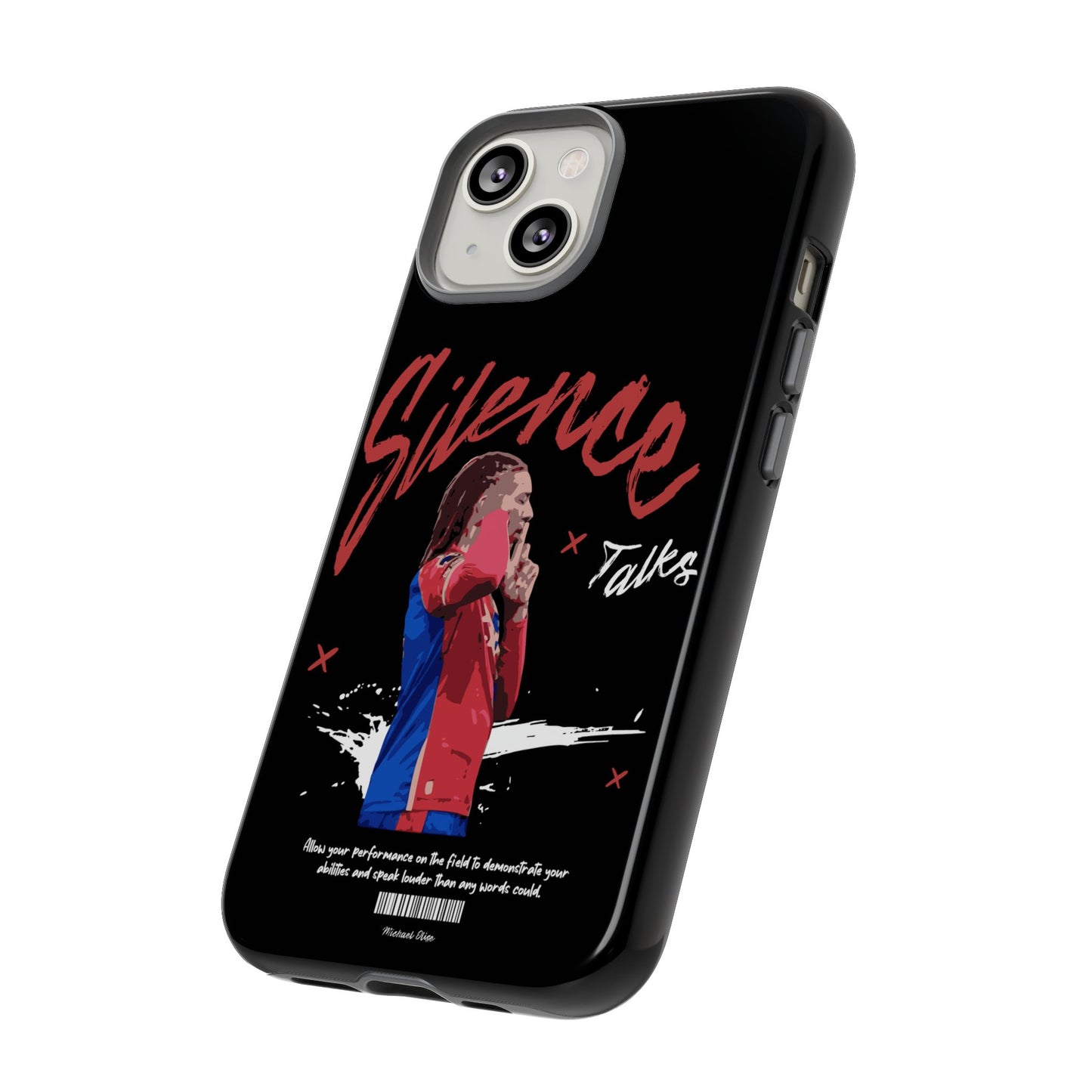 The 'Silence Talks' Phone Case