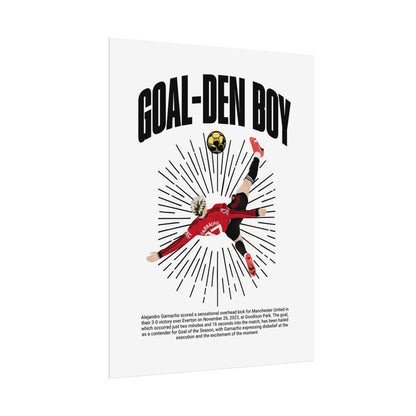 'Goal-Den Boy' Poster