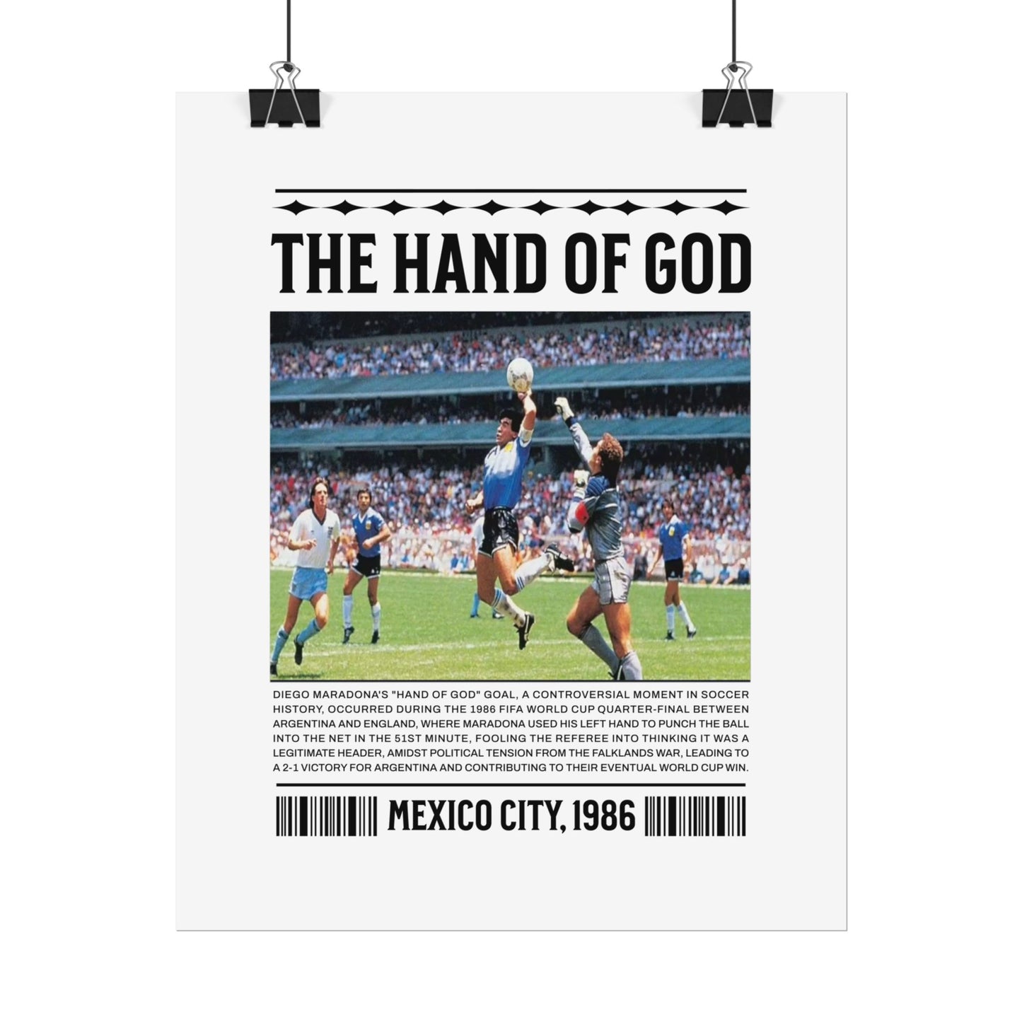 'Hand Of God' Poster
