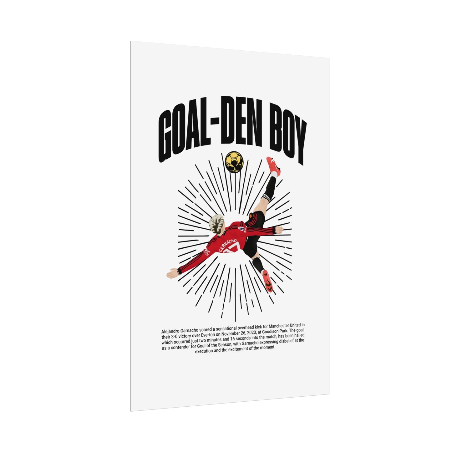 'Goal-Den Boy' Poster