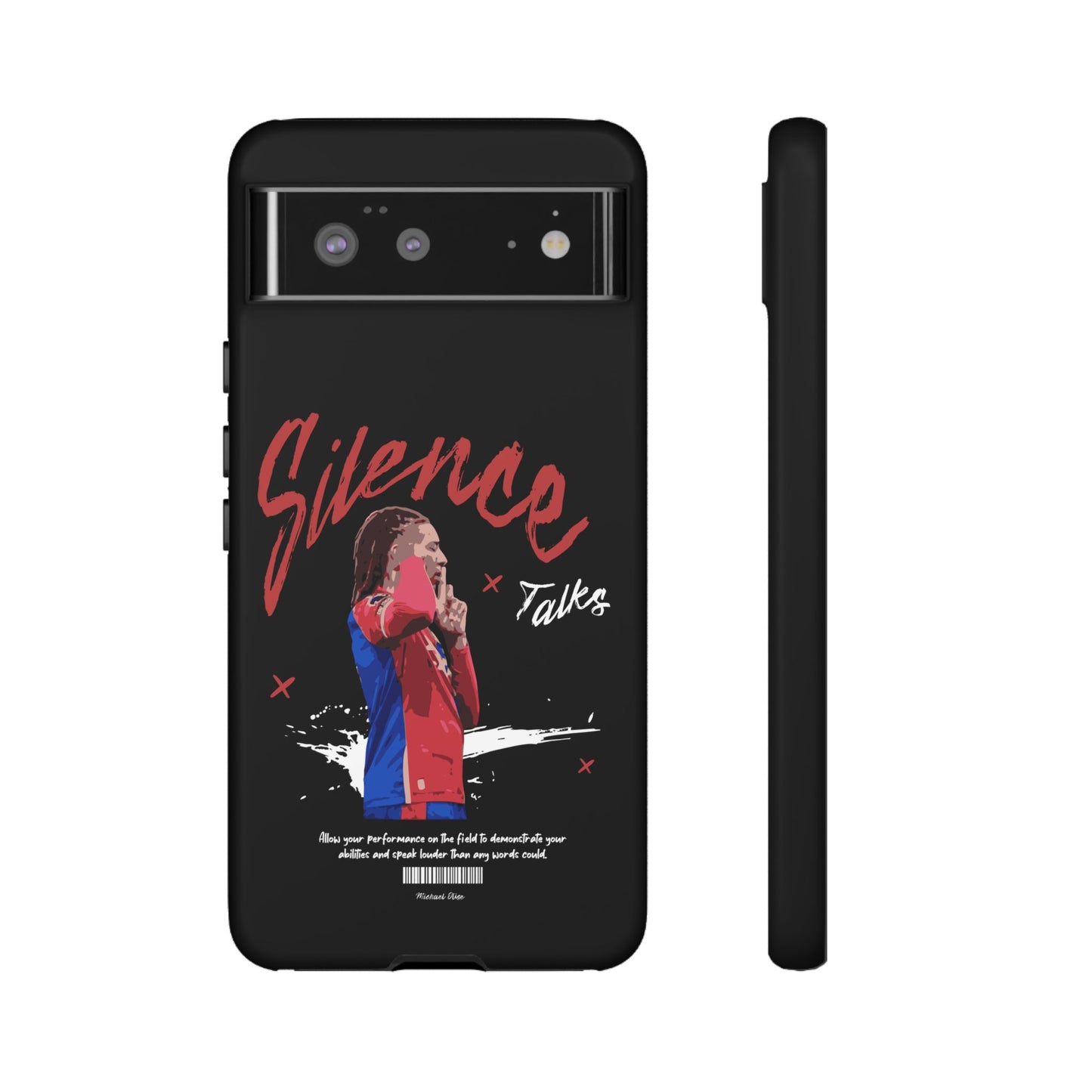 The 'Silence Talks' Phone Case