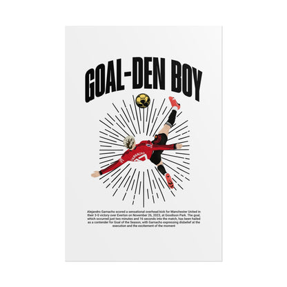 'Goal-Den Boy' Poster