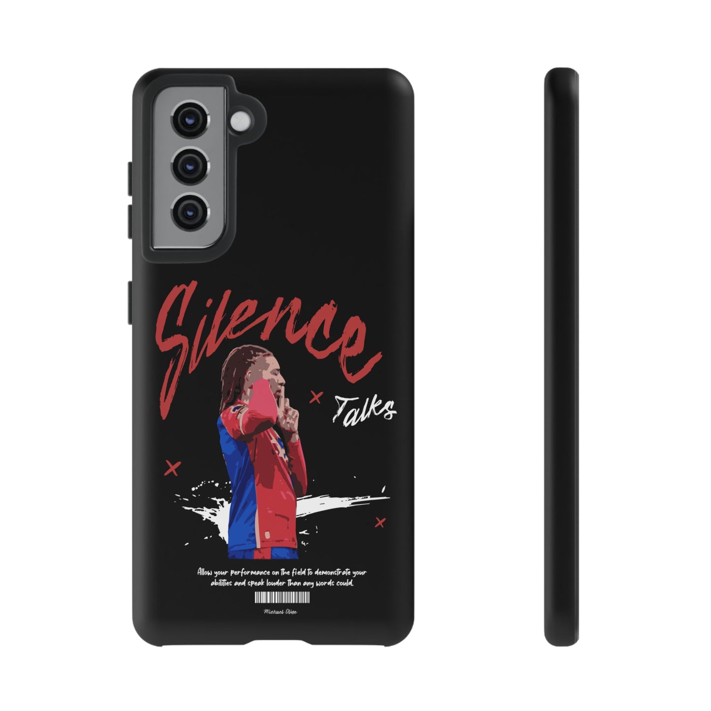 The 'Silence Talks' Phone Case