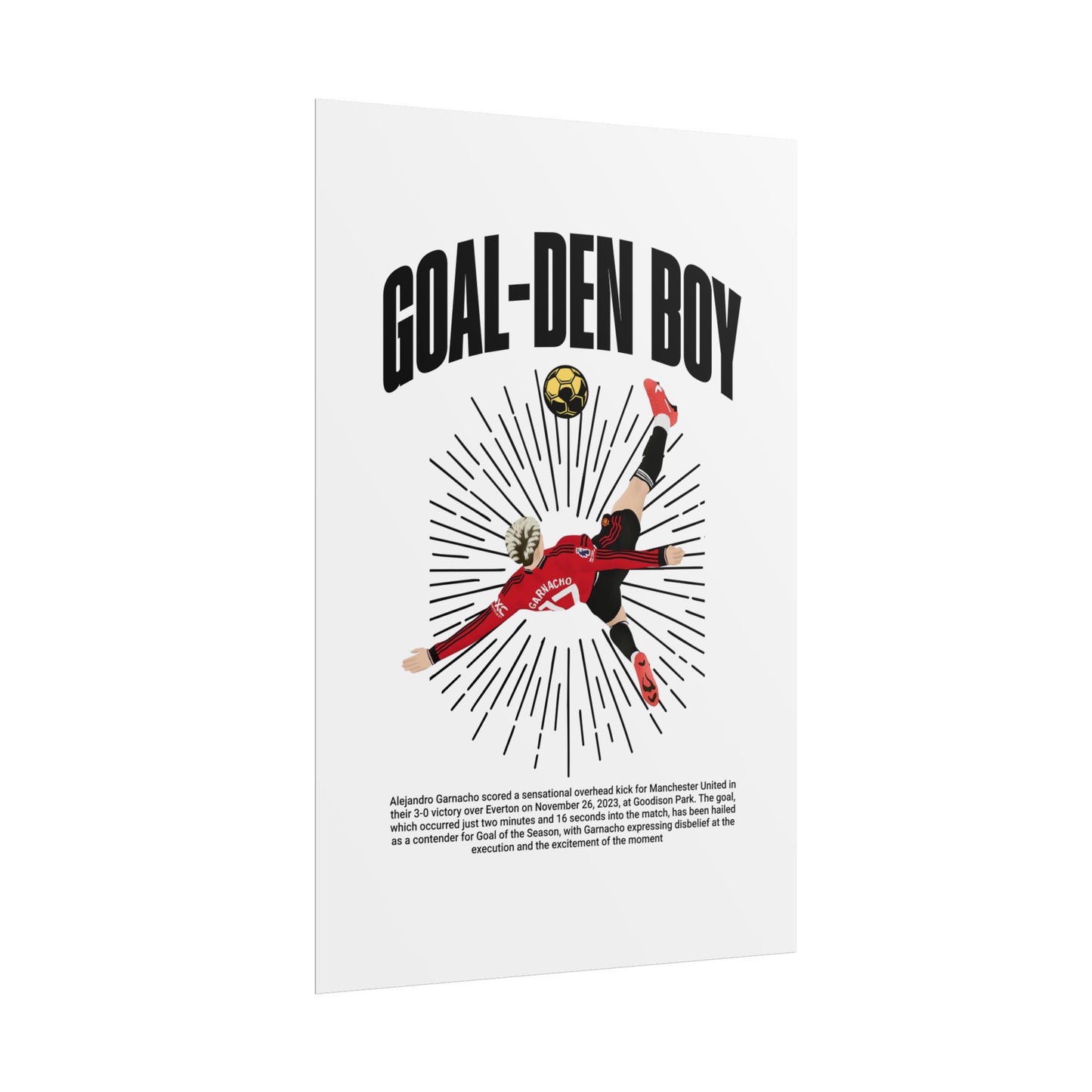 'Goal-Den Boy' Poster