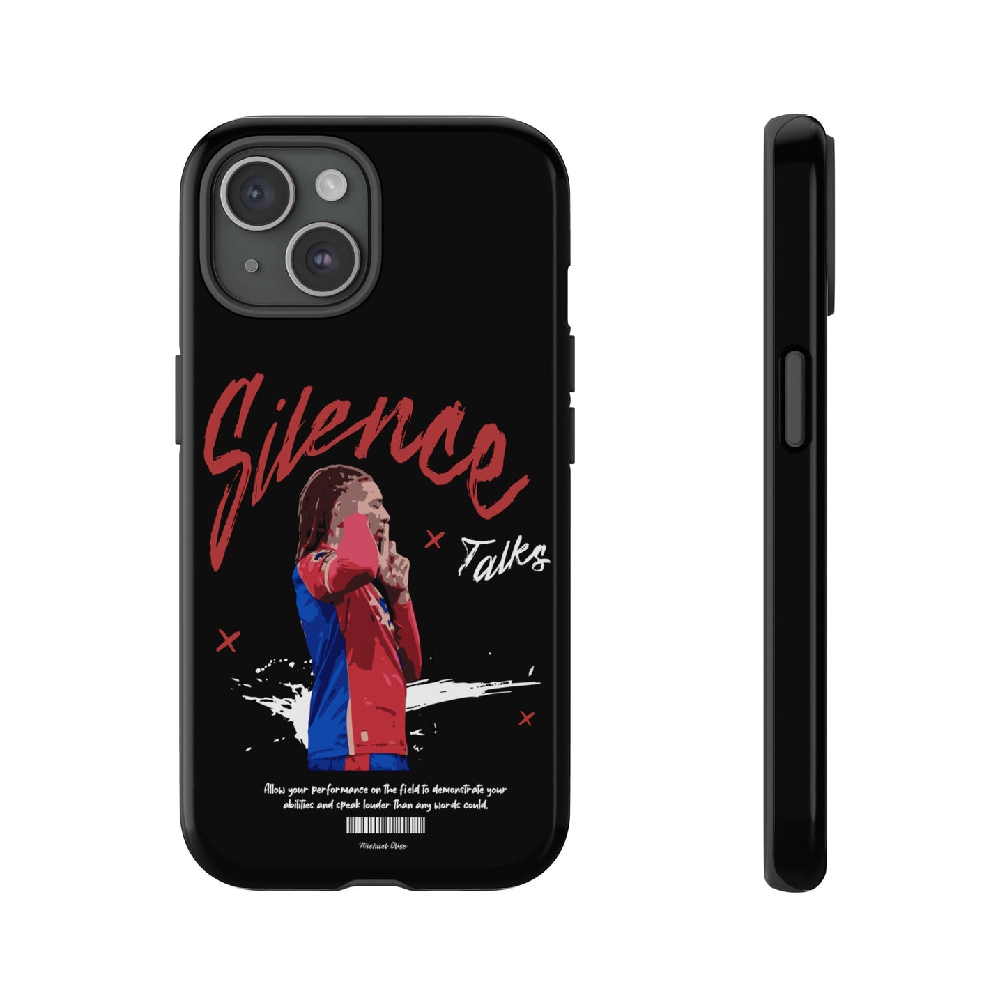 The 'Silence Talks' Phone Case