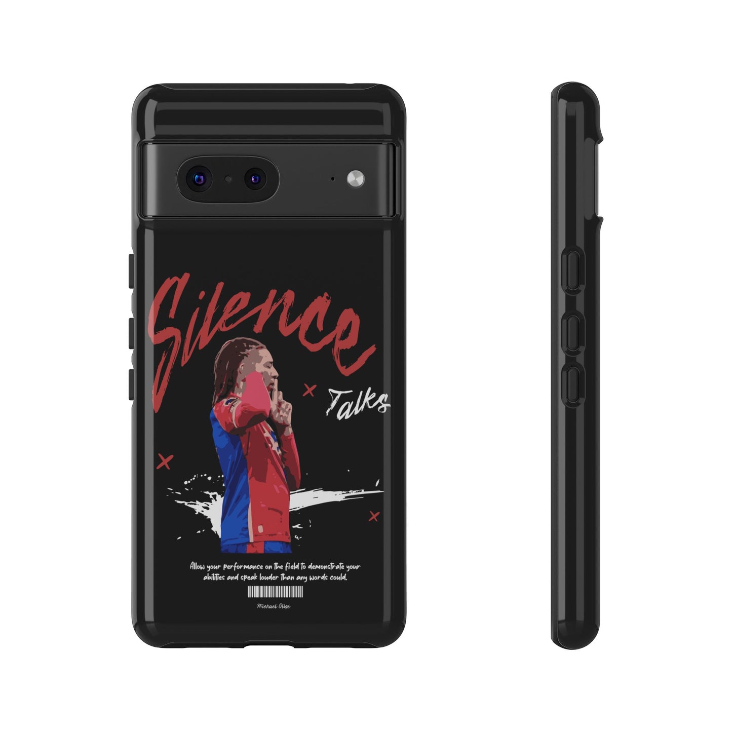 The 'Silence Talks' Phone Case