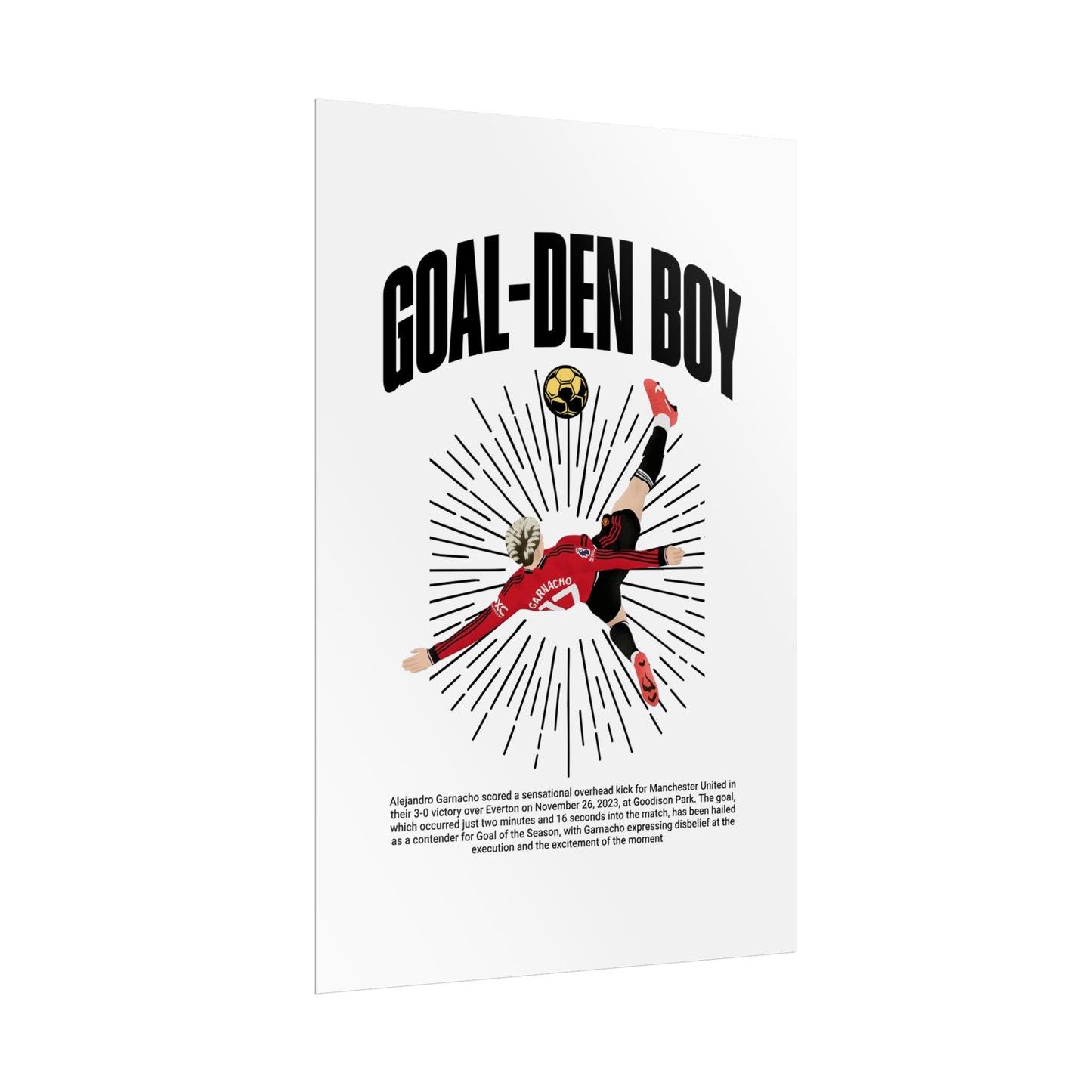 'Goal-Den Boy' Poster