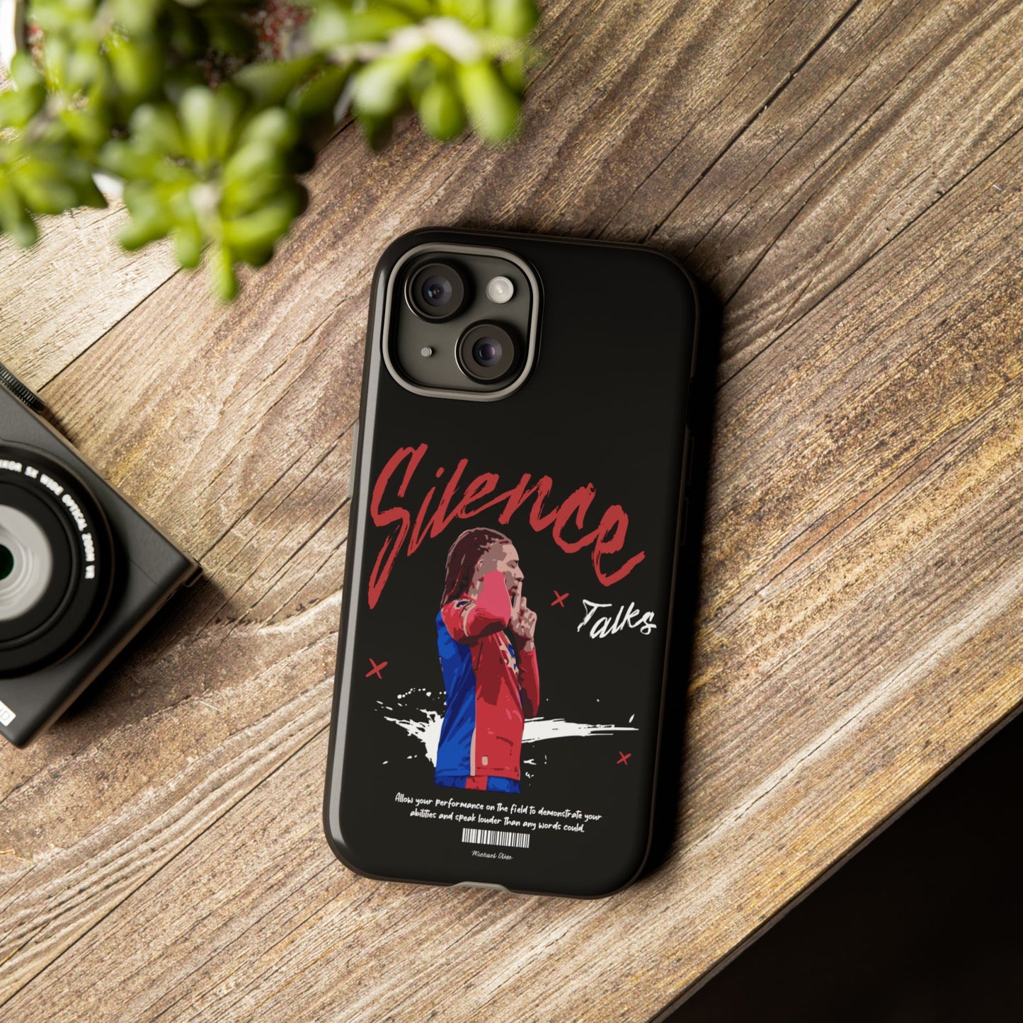 The 'Silence Talks' Phone Case