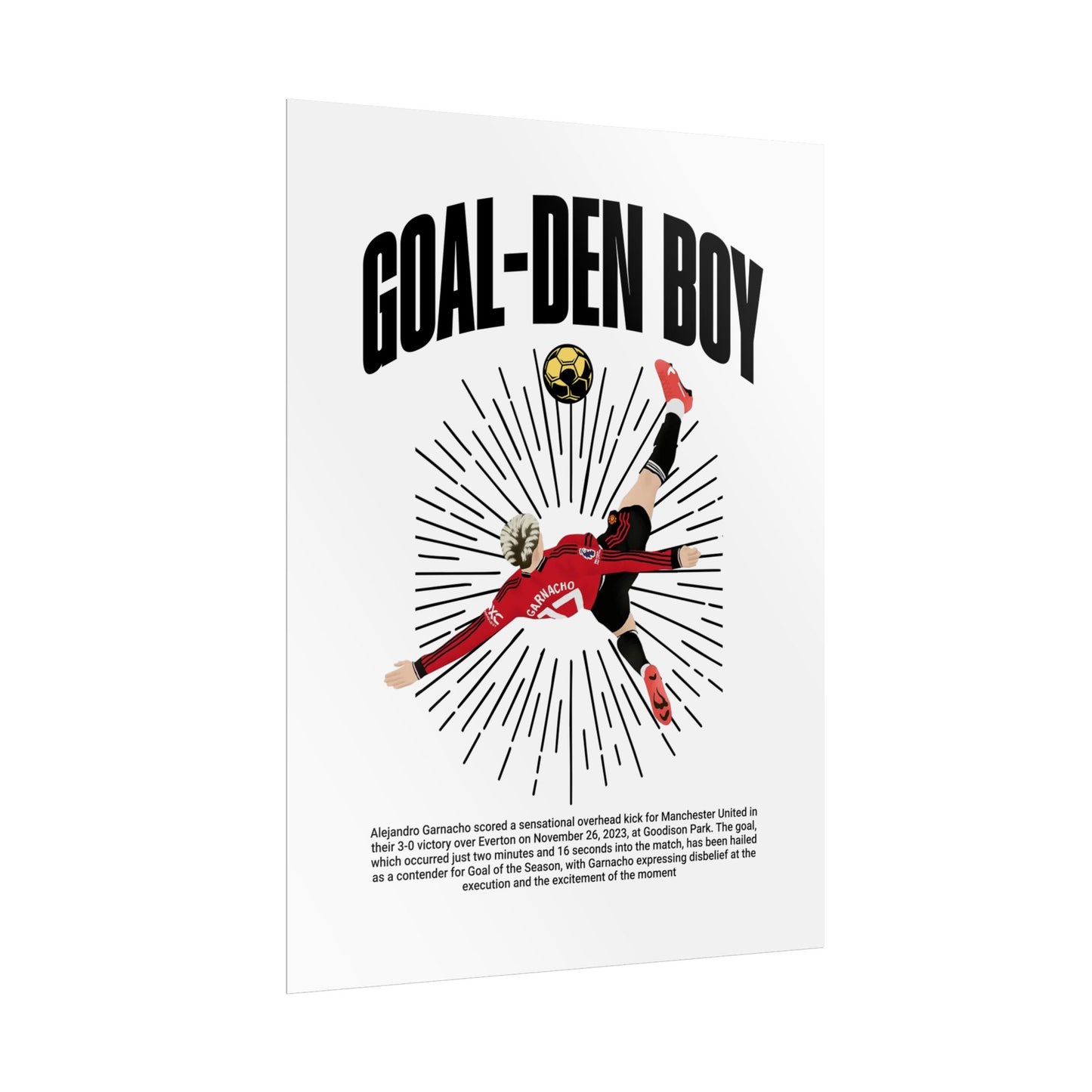 'Goal-Den Boy' Poster