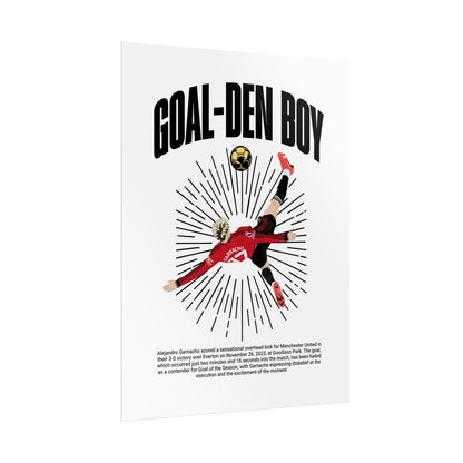 'Goal-Den Boy' Poster