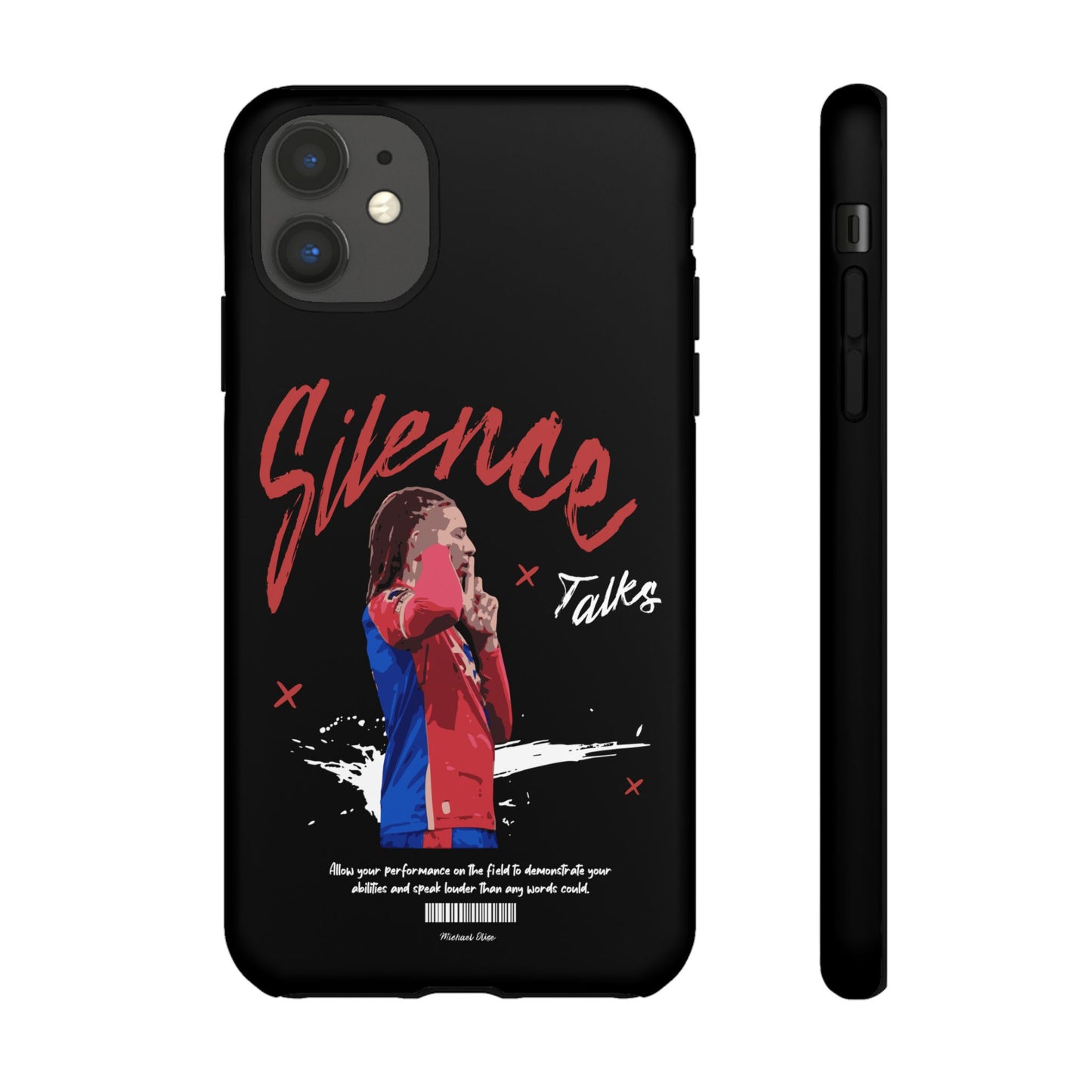 The 'Silence Talks' Phone Case