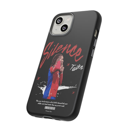 The 'Silence Talks' Phone Case