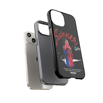 The 'Silence Talks' Phone Case