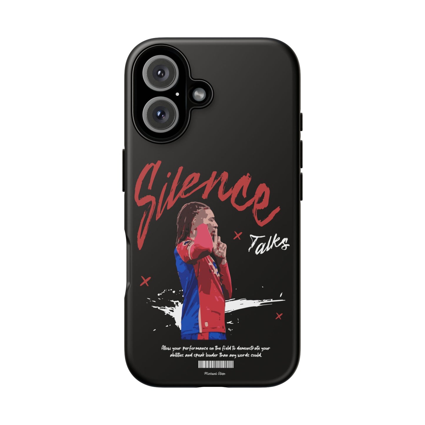 The 'Silence Talks' Phone Case