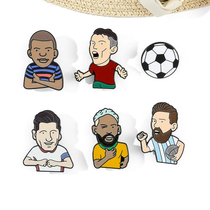 Football Brooch Pins